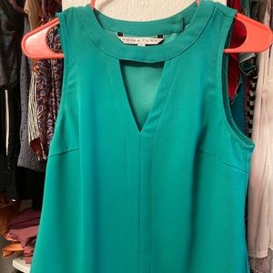 Trina Turk Turquoise Blouse